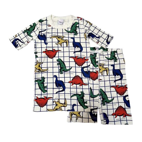 NWT Hanna Andersson Dinosaur Print PJs Size 12 - Picture 1 of 4